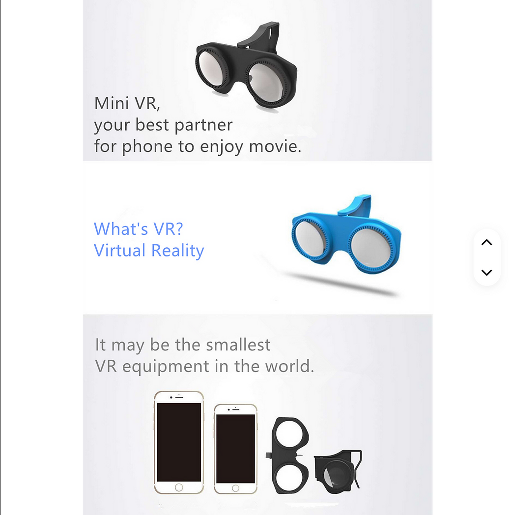 Mini VR Glasses