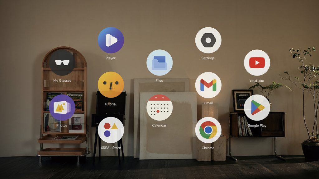 Xreal Nebula OS Curved App List