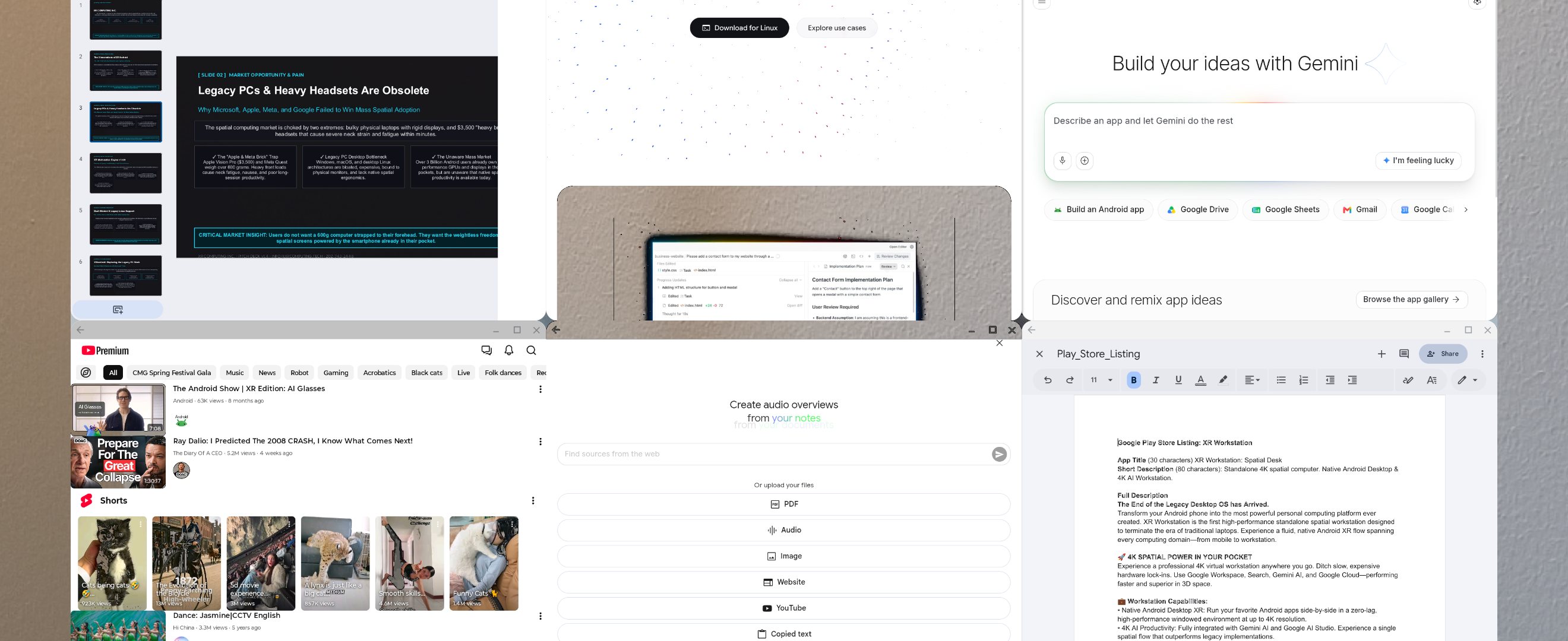 Mono Mode Android Desktop